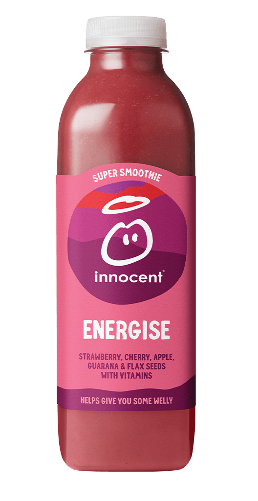 innocent super smoothies - fruit and veg smoothies boosted with vitamins  (no added sugar), 1 of your 5-a-day